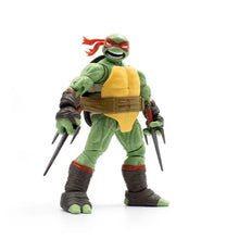 Load image into Gallery viewer, Teenage Mutant Ninja Turtles BST AXN IDW Raphael Action Figure with Metallic Candy Coat GITD Sport Bike