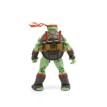 Load image into Gallery viewer, Teenage Mutant Ninja Turtles BST AXN IDW Raphael Action Figure with Metallic Candy Coat GITD Sport Bike