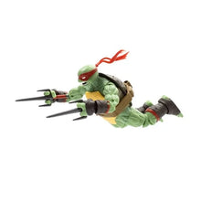 Load image into Gallery viewer, Teenage Mutant Ninja Turtles BST AXN IDW Raphael Action Figure with Metallic Candy Coat GITD Sport Bike