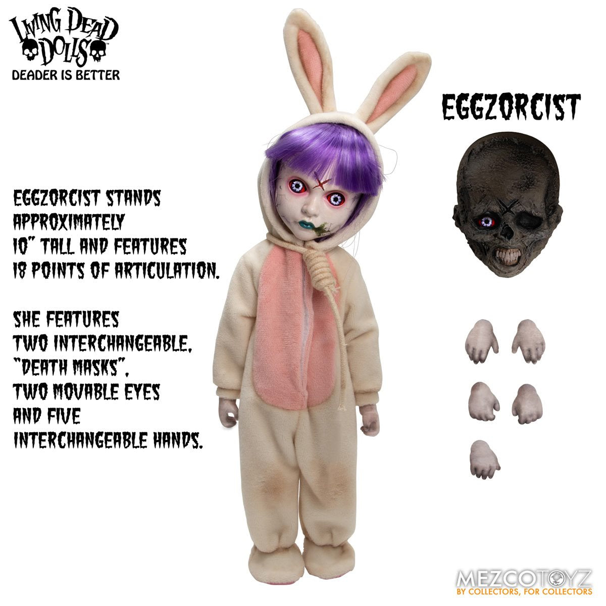 The Return of The Living Dead Dolls: Eggzorcist 10-Inch