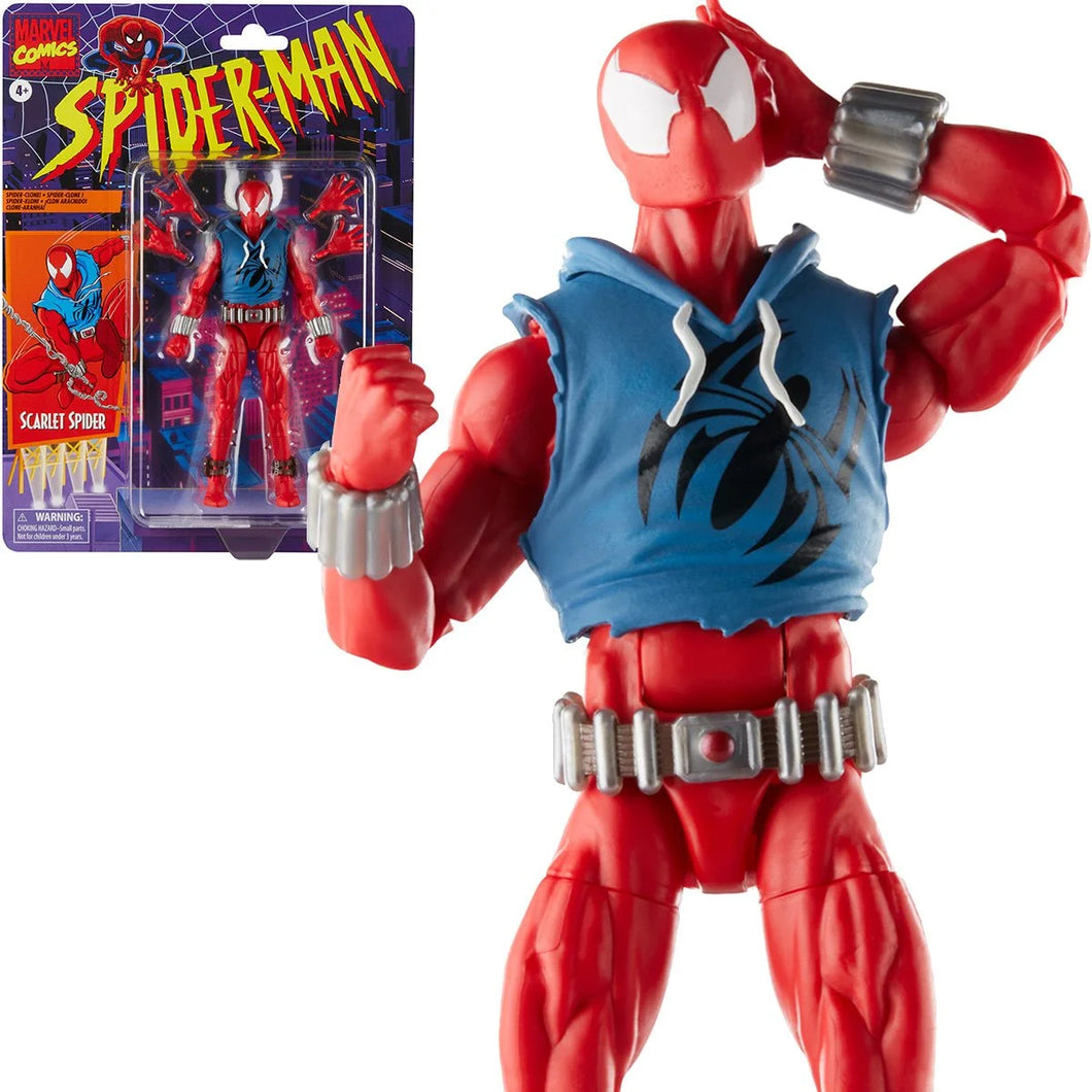 Spider-Man Marvel Legends Comic 6-inch Scarlet Spider Action Figure