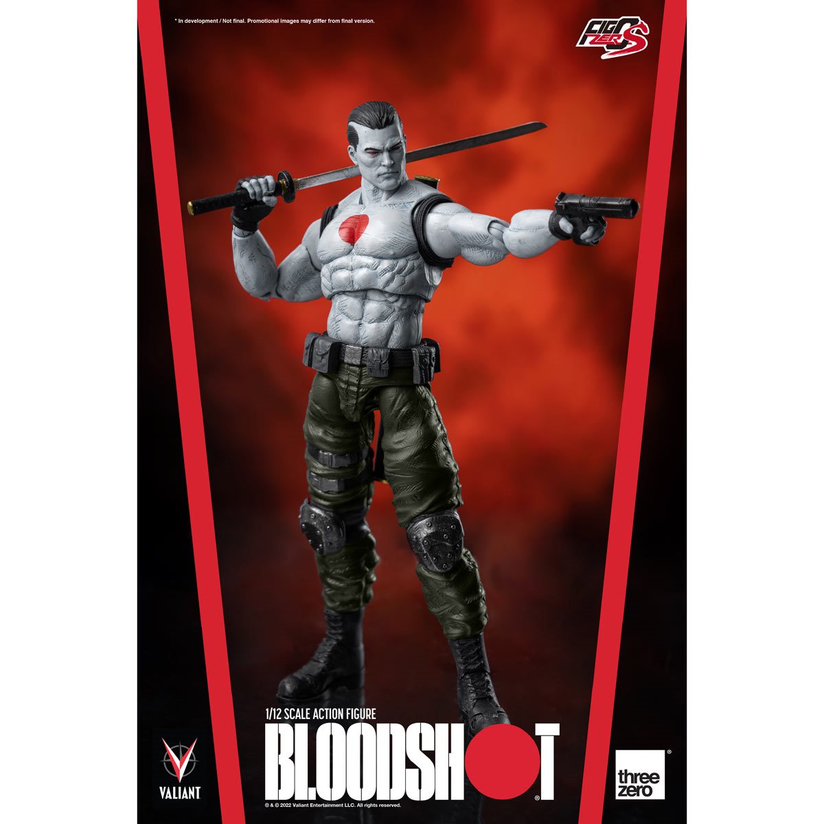 Valiant Bloodshot FigZero S 1:12 Scale Action Figure – The
