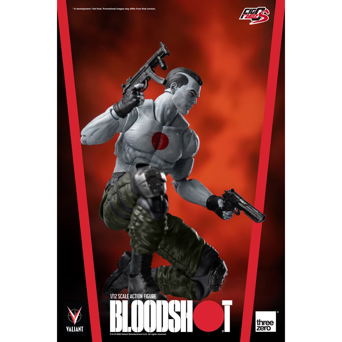 CollectioNerd Shop - Valiant Comics FigZero 1/12 Bloodshot Threezero CollectioNerd Shop - Valiant Comics FigZero 1/12 Bloodshot Threezero