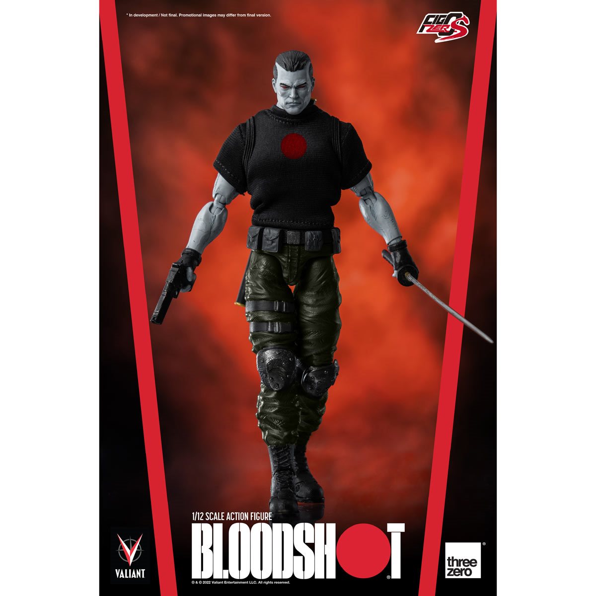 Valiant Bloodshot FigZero S 1:12 Scale Action Figure – The
