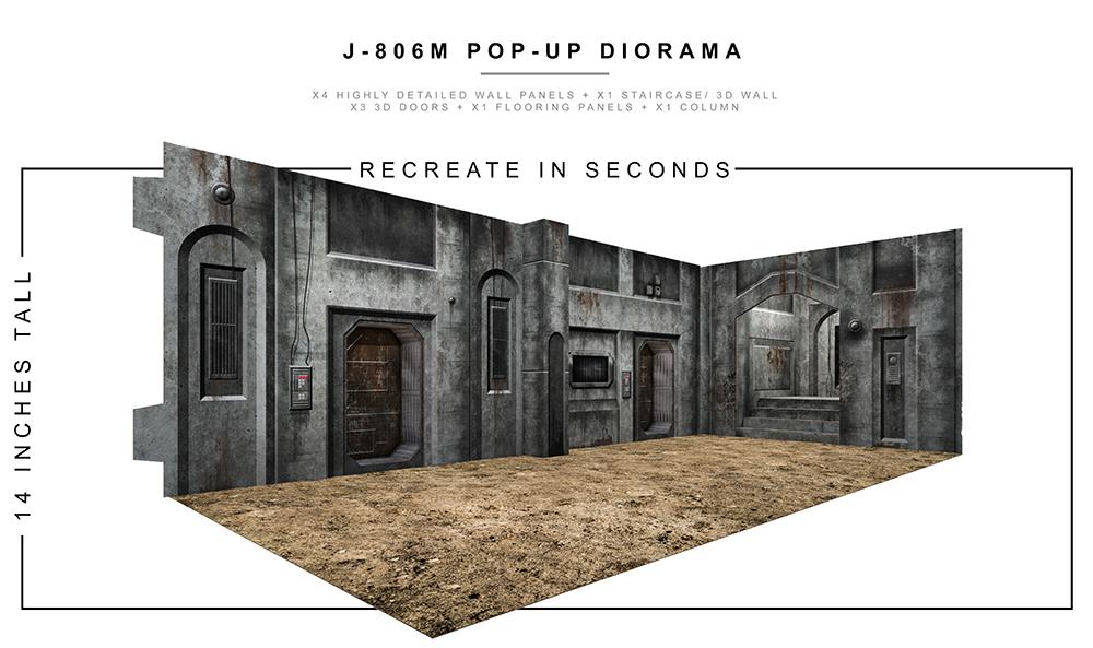 J-806M Pop-Up Diorama 1/12